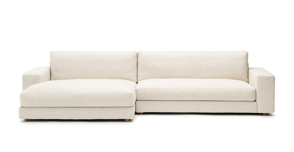 Hansen L Shaped Sofa - Oatmeal.