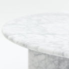Haven Round Coffee Table - Carrara Marble