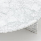Haven Round Coffee Table - Carrara Marble
