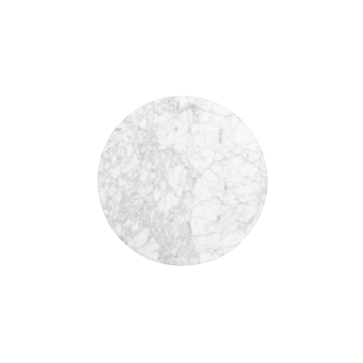Haven Round Side Table - Carrara Marble - Side Tables Loom Collection Loom Collection Dubai