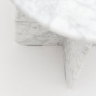 Haven Round Side Table - Carrara Marble - Side Tables Loom Collection Loom Collection Dubai