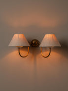 Holland Aged Brass Double Wall Light - Lights&Lamps Loom Collection Dubai