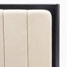 Hover Bed - Black Oak & Limestone Leather - Beds Tolv Loom Collection Dubai