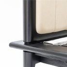 Hover Bed - Black Oak & Limestone Leather - Beds Tolv Loom Collection Dubai