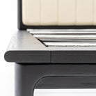 Hover Bed - Black Oak & Limestone Leather - Beds Tolv Loom Collection Dubai