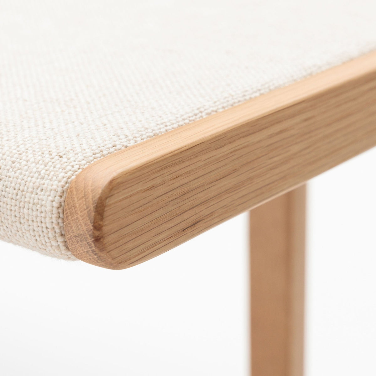 Hover Bench - Light Oak & Oatmeal - Benches Tolv Loom Collection Dubai
