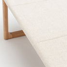 Hover Bench - Light Oak & Oatmeal - Benches Tolv Loom Collection Dubai