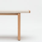 Hover Bench - Light Oak & Oatmeal - Benches Tolv Loom Collection Dubai