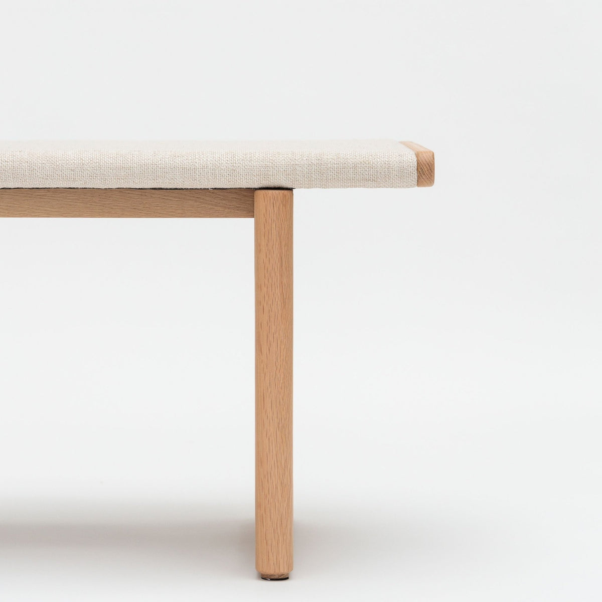 Hover Bench - Light Oak & Oatmeal - Benches Tolv Loom Collection Dubai
