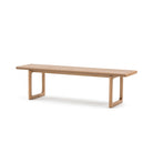Hover Bench - Light Oak & Pecan Leather - Benches Tolv Loom Collection Dubai