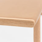 Hover Bench - Light Oak & Pecan Leather - Benches Tolv Loom Collection Dubai