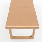 Hover Bench - Light Oak & Pecan Leather - Benches Tolv Loom Collection Dubai