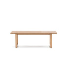 Hover Bench - Light Oak & Pecan Leather - Benches Tolv Loom Collection Dubai