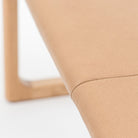 Hover Bench - Light Oak & Pecan Leather - Benches Tolv Loom Collection Dubai