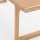 Hover Bench - Light Oak & Pecan Leather - Benches Tolv Loom Collection Dubai