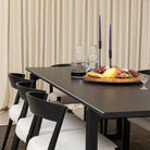 Hover Dining Table - Black Oak