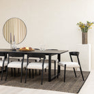 Hover Dining Table - Black Oak