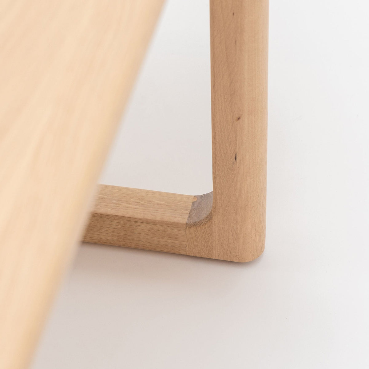 Hover Dining Table - Blonde Oak - Rectangular Dining Tables Tolv Loom Collection Dubai