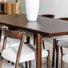 Hover Dining Table - Espresso Oak - Rectangular Dining Tables Tolv Loom Collection Dubai