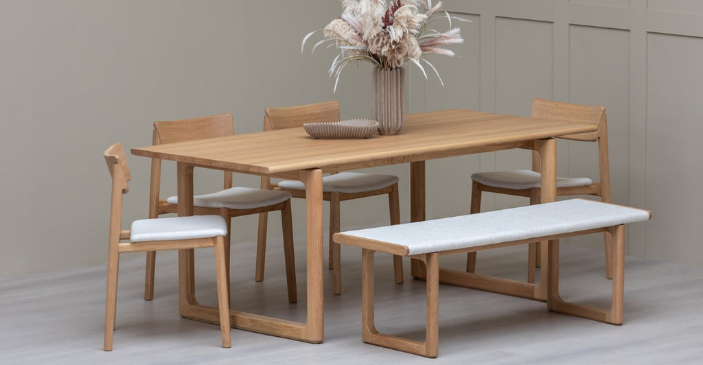 Hover Dining Table - Light Oak.