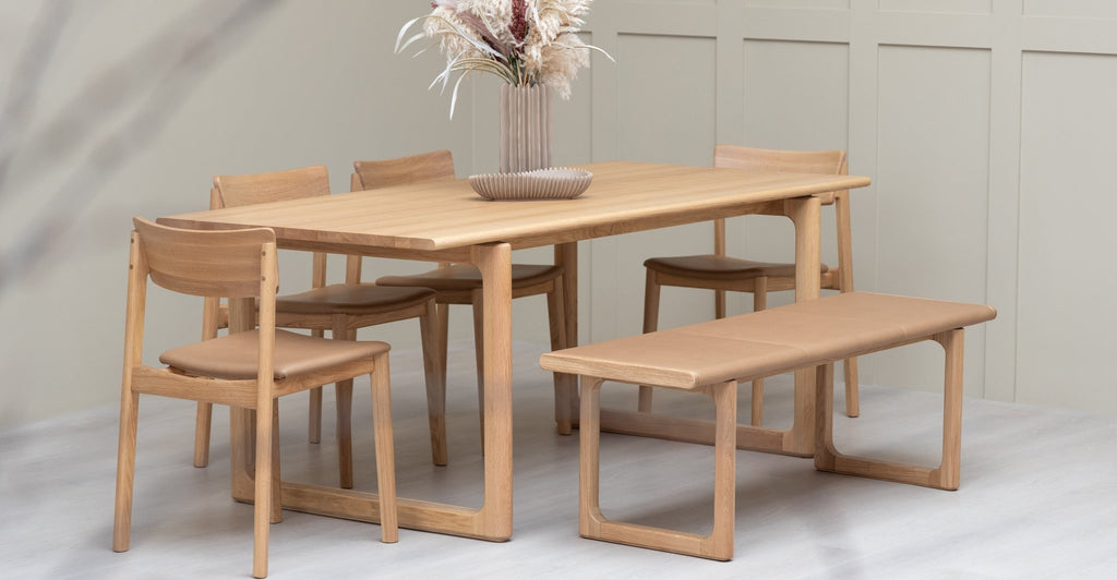 Hover Dining Table - Light Oak.