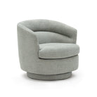 Hugo Swivel Chair - Seashell Blue