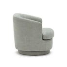 Hugo Swivel Chair - Seashell Blue