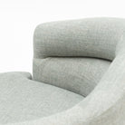 Hugo Swivel Chair - Seashell Blue