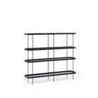 Humla 152 Tall Shelf - Black Oak - Shelving Tolv Loom Collection Dubai