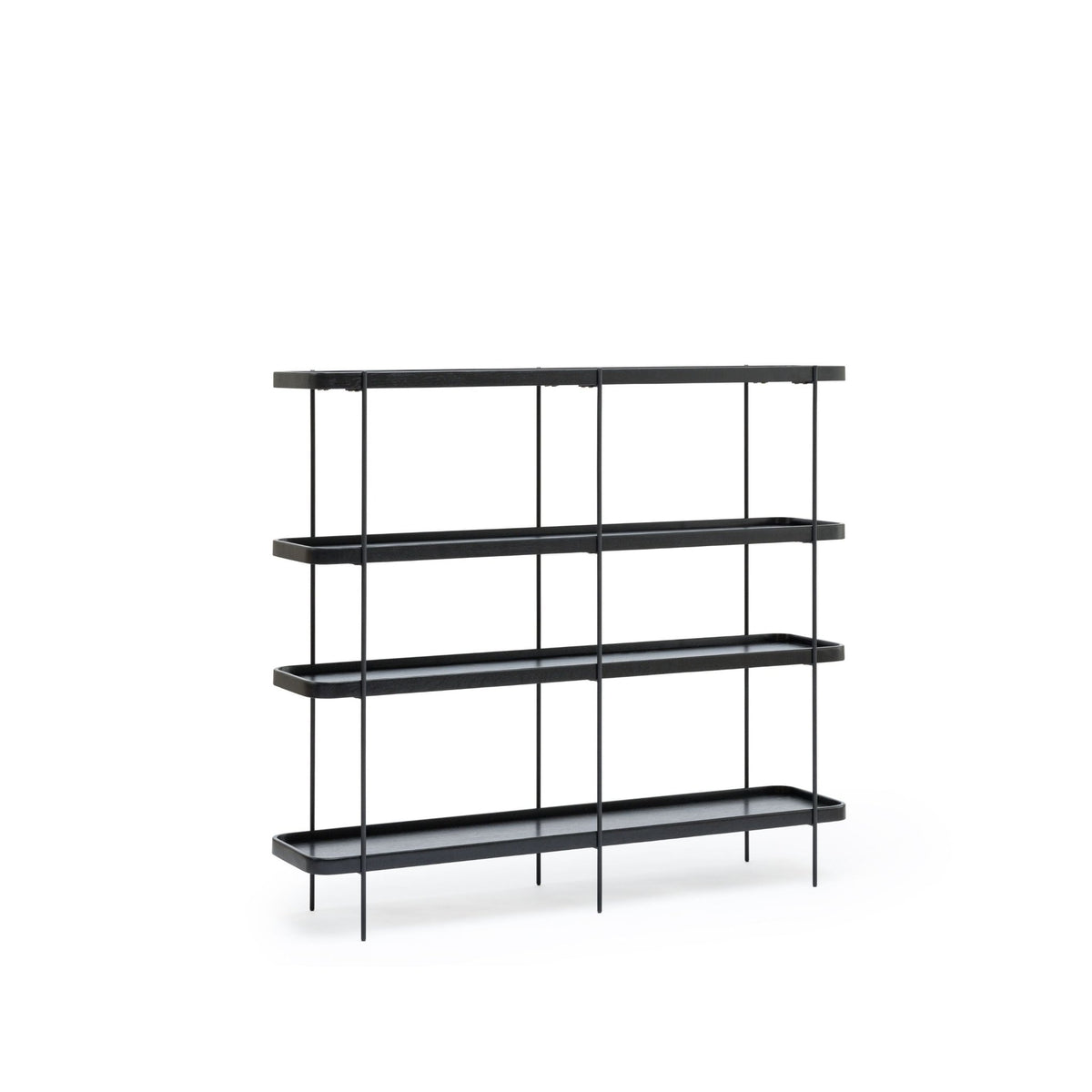Humla 152 Tall Shelf - Black Oak - Shelving Tolv Loom Collection Dubai