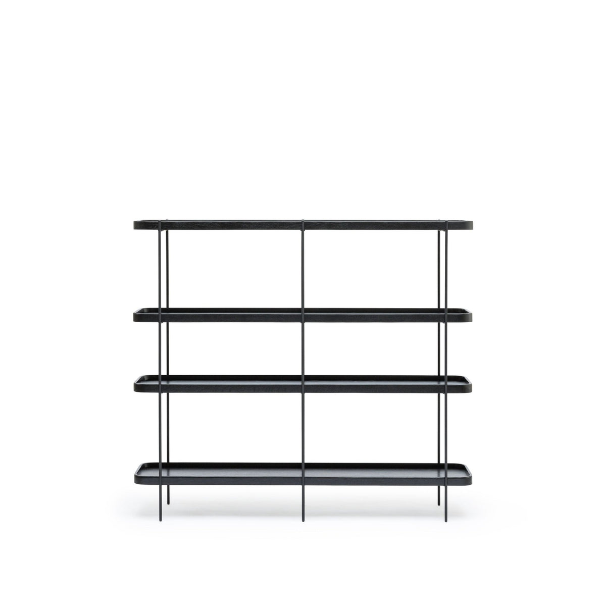 Humla 152 Tall Shelf - Black Oak - Shelving Tolv Loom Collection Dubai