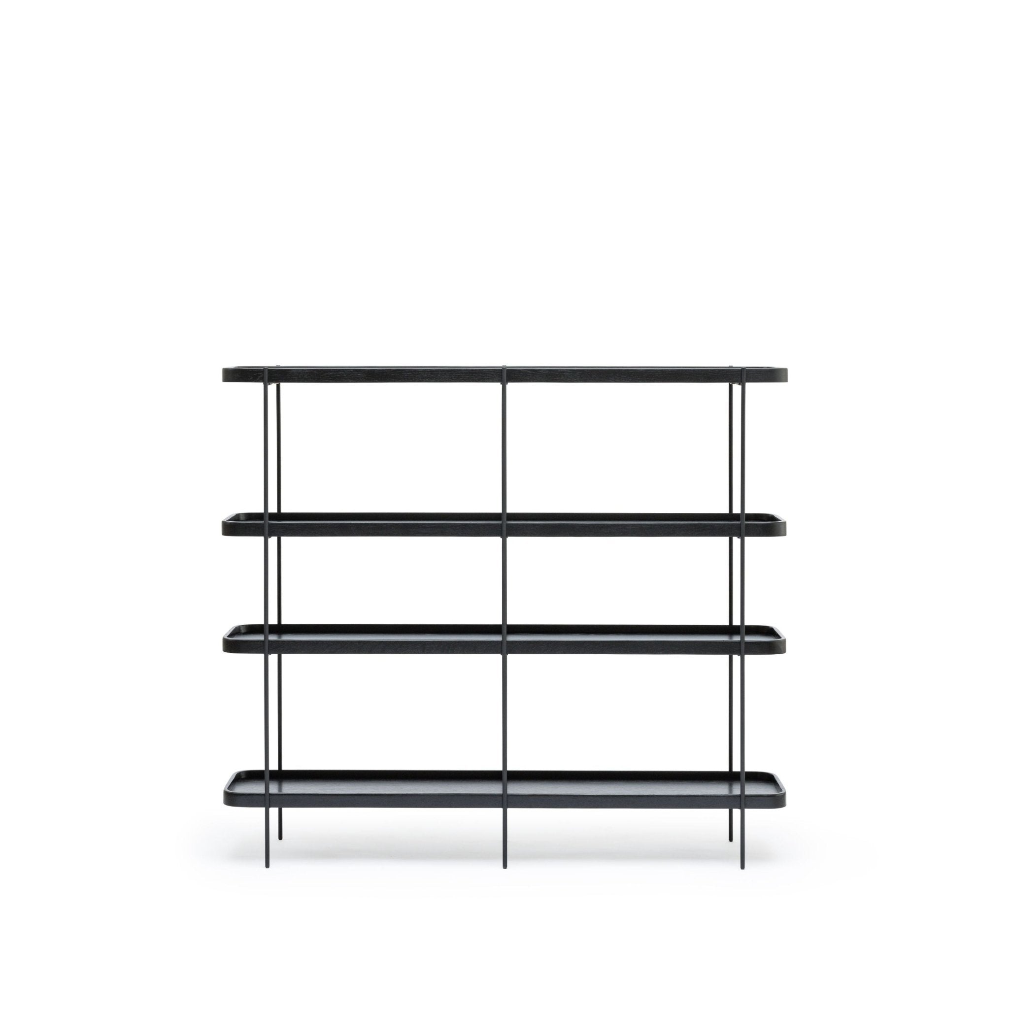 Humla 152 Tall Shelf - Black Oak - Loom Collection