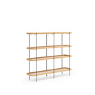 Humla 152 Tall Shelf - Light Oak - Shelving Tolv Loom Collection Dubai