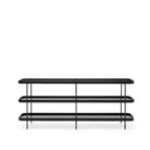 Humla 3 Tiered Shelf - Black Oak - Console Tables Tolv Loom Collection Dubai