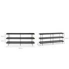 Humla 3 Tiered Shelf - Black Oak - Console Tables Tolv Loom Collection Dubai