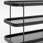 Humla 3 Tiered Shelf - Black Oak - Console Tables Tolv Loom Collection Dubai