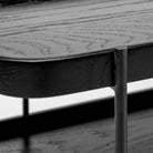 Humla 3 Tiered Shelf - Black Oak - Console Tables Tolv Loom Collection Dubai