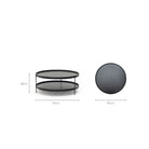 Humla Coffee Table - Black Oak - Coffee Tables Tolv Loom Collection Dubai