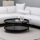 Humla Coffee Table - Black Oak - Coffee Tables Tolv Loom Collection Dubai