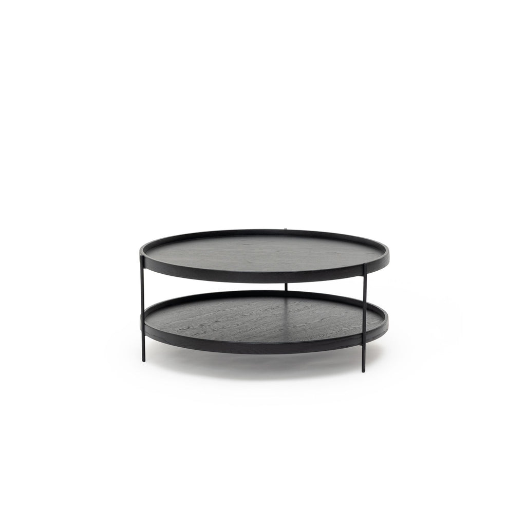 Humla Coffee Table - Black Oak - Coffee Tables Tolv Loom Collection Dubai