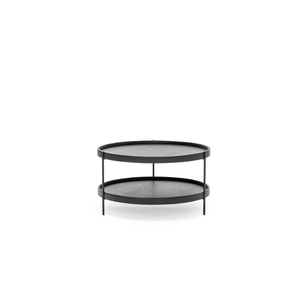 Humla Coffee Table - Black Oak - Coffee Tables Tolv Loom Collection Dubai