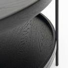 Humla Coffee Table - Black Oak - Coffee Tables Tolv Loom Collection Dubai