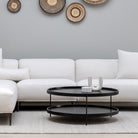 Humla Coffee Table - Black Oak - Coffee Tables Tolv Loom Collection Dubai