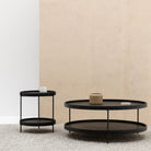 Humla End Table - Black Oak - Side Tables Tolv Loom Collection Dubai
