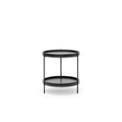 Humla End Table - Black Oak - Side Tables Tolv Loom Collection Dubai