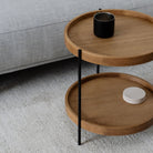 Humla End Table - Light Oak - Side Tables Tolv Loom Collection Dubai