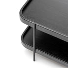 Humla Rectangular Coffee Table - Black Oak - Coffee Tables Tolv Loom Collection Dubai