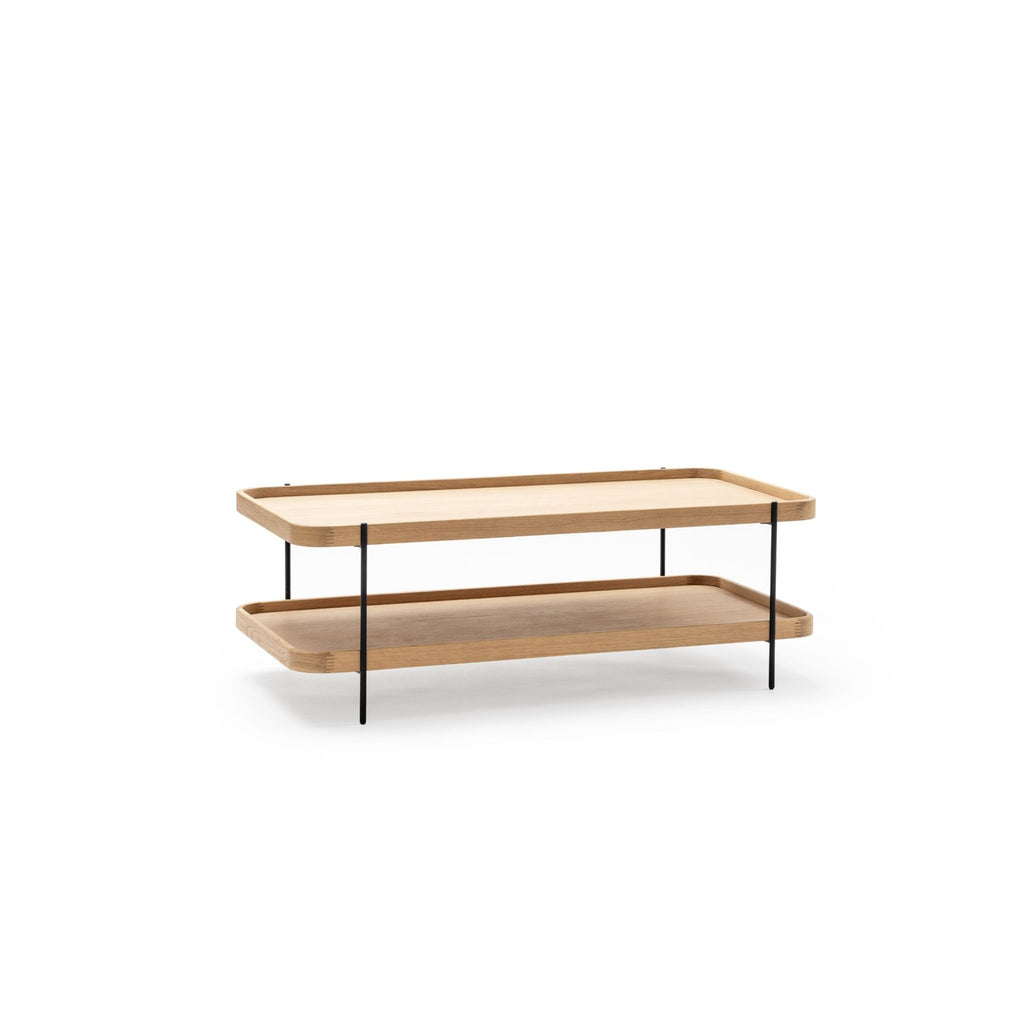 Humla Rectangular Coffee Table - Light Oak - Coffee Tables Tolv Loom Collection Dubai