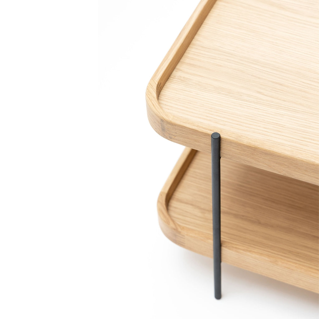 Humla Rectangular Coffee Table - Light Oak - Coffee Tables Tolv Loom Collection Dubai