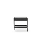 Humla Side Table With Storage - Black Oak - Side Tables Tolv Loom Collection Dubai